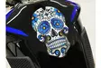 Puig Tank Pad Skull C/Blue - Duell MP varaosat ja tarvikkeet - 94780 - 1