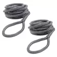 Qvarken Lepuuttajaköysi 10mm 2m harmaa 2kpl - Duell venetarvikkeet - 139140 - 1