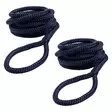 Qvarken Lepuuttajaköysi 8mm 2m navy sin 2kpl - Duell venetarvikkeet - 139220 - 1