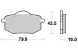 Sbs Jarrupalat Ceramic - Duell MP varaosat ja tarvikkeet - 123890 - 1