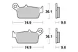 Sbs Jarrupalat Ceramic (690HF) - Duell MP varaosat ja tarvikkeet - 124510 - 1