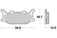Sbs Jarrupalat Sintered - Duell MP varaosat ja tarvikkeet - 124050 - 1