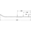 Sno-X Ripper Four Ohjausrauta pari 4" Kovametalli - Duell MK varaosat ja tarvikkeet - 22900 - 1