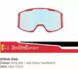 Spect Red Bull Strive MX Goggles Single lens Red/Black clear - Duell ajovarusteet - 45640 - 1