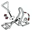 SS toggle fastener 75-90 mm - Duell venetarvikkeet - 5300 - 1