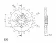 Supersprox / JT Eturatas 308.14 - Duell MP varaosat ja tarvikkeet - 119600 - 1