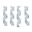 Vaijerinkuoren suoja ALLIGATOR Spiraali 4-5mm 4kpl/pss valkoinen - Duell polkupyörien varaosat ja tarvikkeet - 54250 - 1
