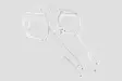 Yakk EXP Side carrier Husqvarna 701 Enduro/Supermoto (16-25) white - Duell MP varaosat ja tarvikkeet - 100550 - 1