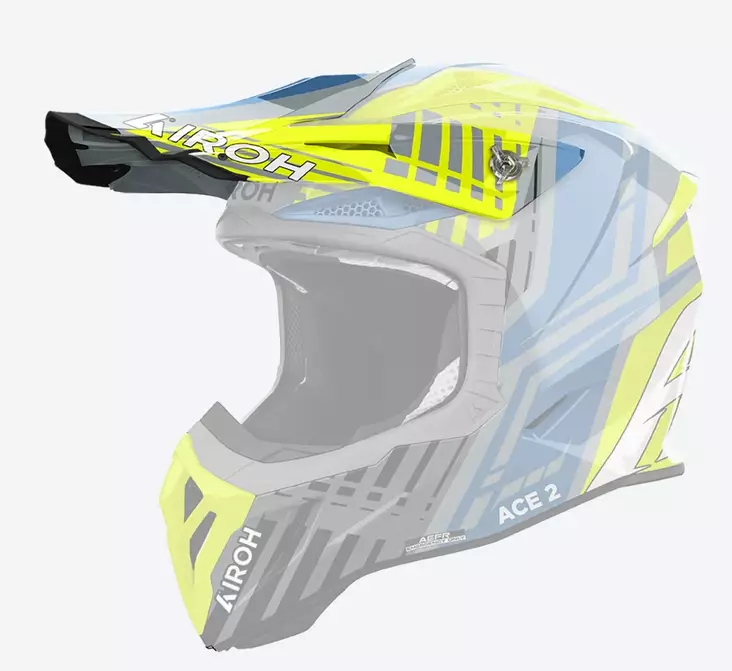Airoh Aviator Ace 2 Peak Proud Yellow Gloss - Duell ajovarusteet - 59831 - 1