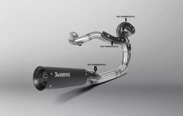 Akrapovic lämmönsuoja (Carbon) H-D HSHDRODCA3 - Duell MP varaosat ja tarvikkeet - 67521 - 1