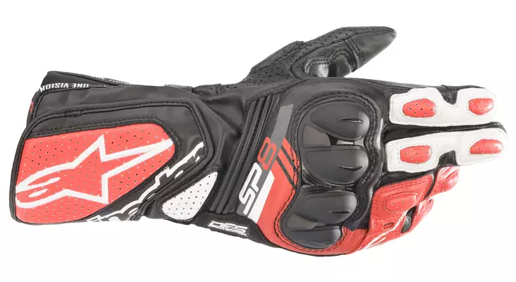 Alpinestars Ajohanska SP-8 v3 Musta/Valkoinen/Punainen, XL - Duell ajovarusteet - 39121 - 1