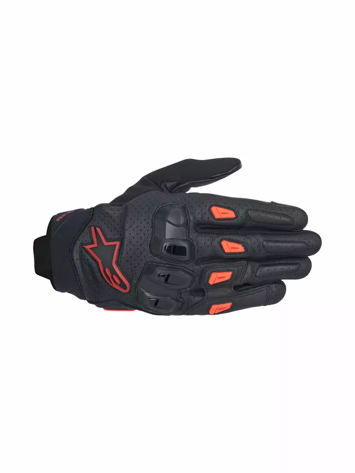Alpinestars Ajohanskat SP X 7 Air Musta/Dark Punainen, M - Duell ajovarusteet - 39561 - 1