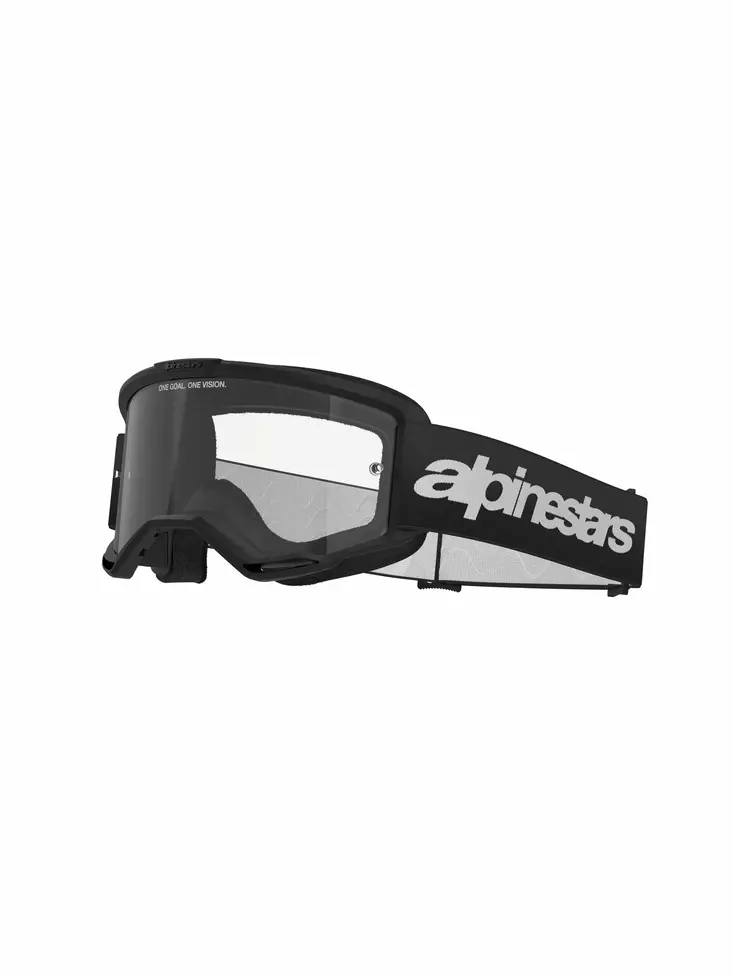 Alpinestars Ajolasit Vision 3 WORDMARK Musta Kirkas - Duell ajovarusteet - 37511 - 1