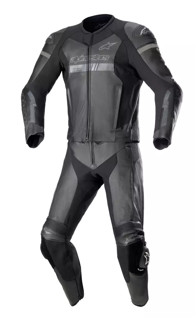 Alpinestars Nahkapuku GP Force Chaser V2 2 PCS Musta/Musta 56 - Duell ajovarusteet - 40901 - 1