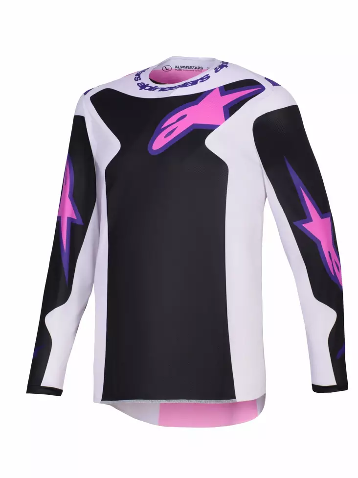 Alpinestars Paita Fluid Grid Musta/Harmaa/Lila M - Duell ajovarusteet - 42321 - 1