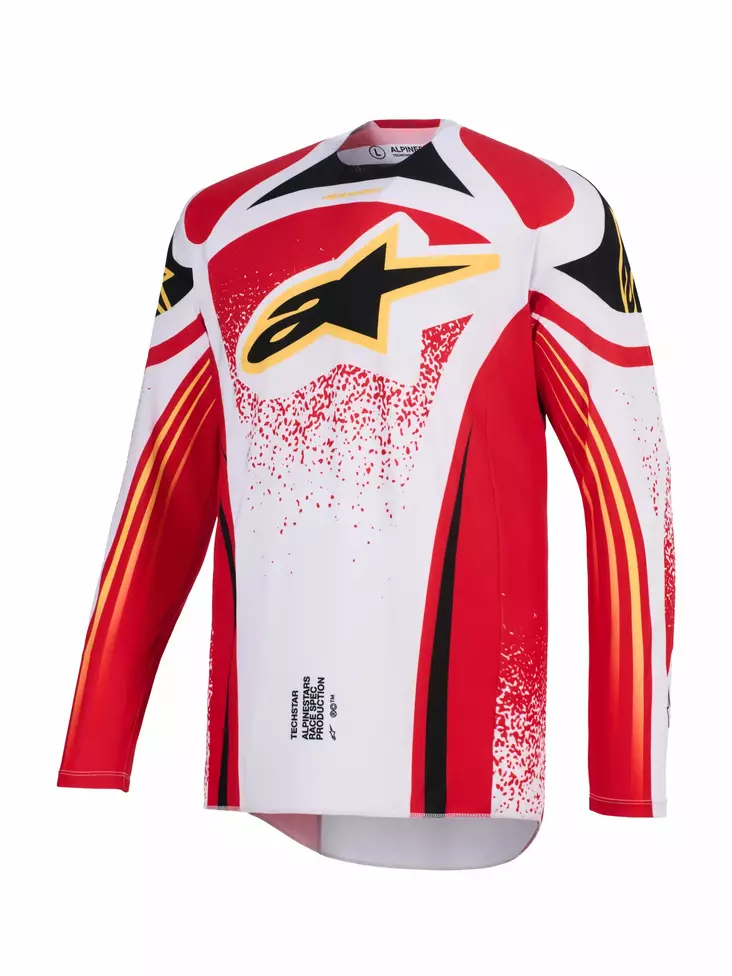 Alpinestars Paita Techstar Nomur Harmaa/Punainen/Musta M - Duell ajovarusteet - 42951 - 1