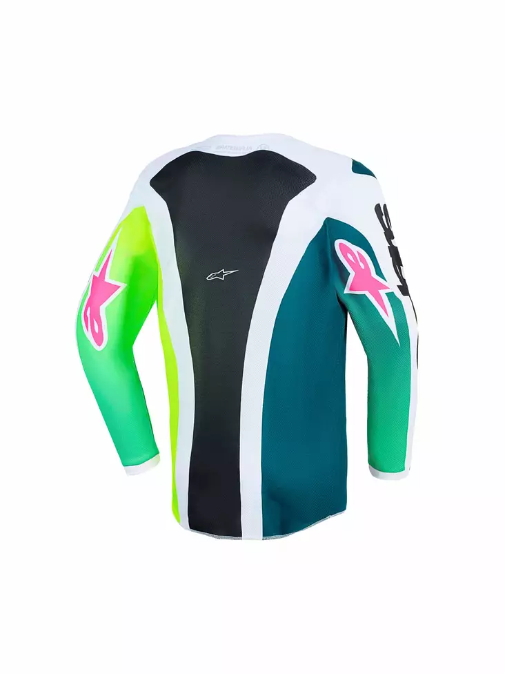 Alpinestars Paita Youth Fluid Portl Vihreä/Valkoinen/Musta M - Duell ajovarusteet - 42641 - 1