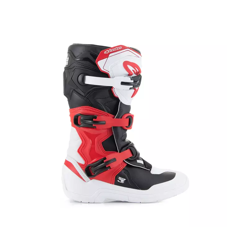 Alpinestars Saapas Tech 3s Barn Musta/Valkoinen/Punainen, 29 - Duell ajovarusteet - 38341 - 1