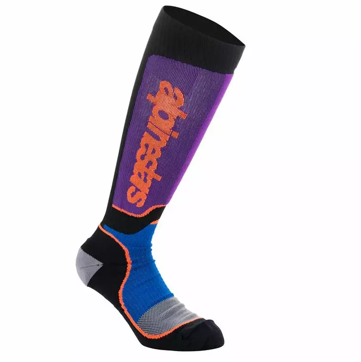 Alpinestars Stumpor MX Plus Musta/Sininen/Lila, S - Duell ajovarusteet - 37171 - 1