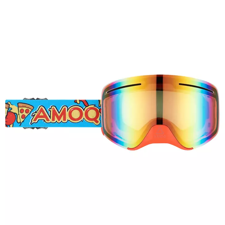 AMOQ Vision Vent+ Magnetic Ajolasit Pizza - Punainen Peili - Duell ajovarusteet - 52781 - 1