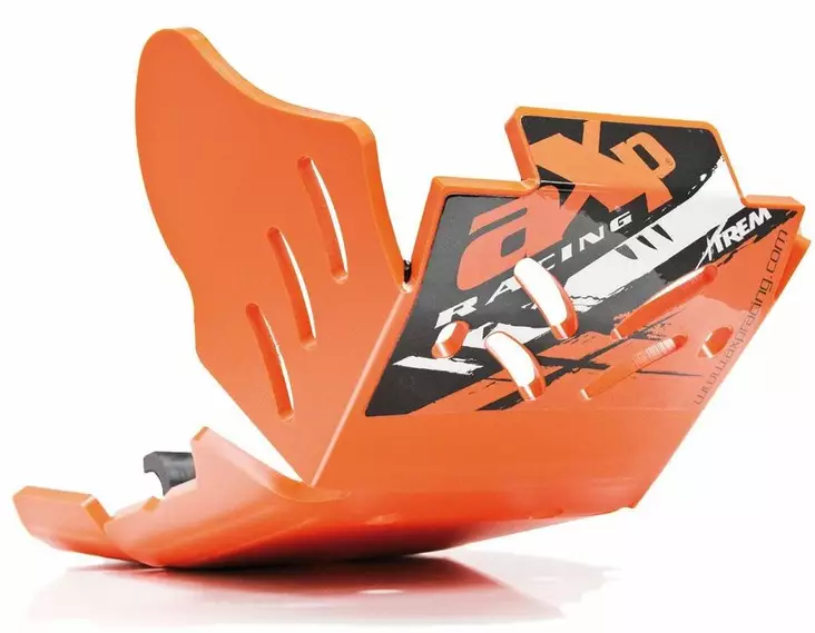AXP Xtrem HDPE Skid Plate Orange KTM 250EXCF/350 EXCF 17-23 - Duell MP varaosat ja tarvikkeet - 86351 - 1