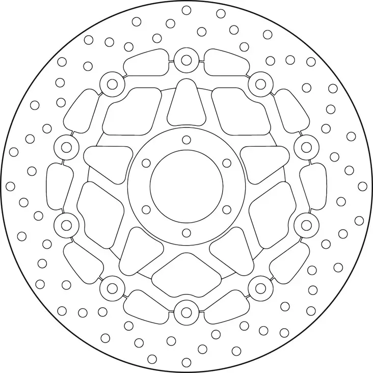 Brembo Serie Oro jarrulevy kelluva - Duell MP varaosat ja tarvikkeet - 121431 - 1