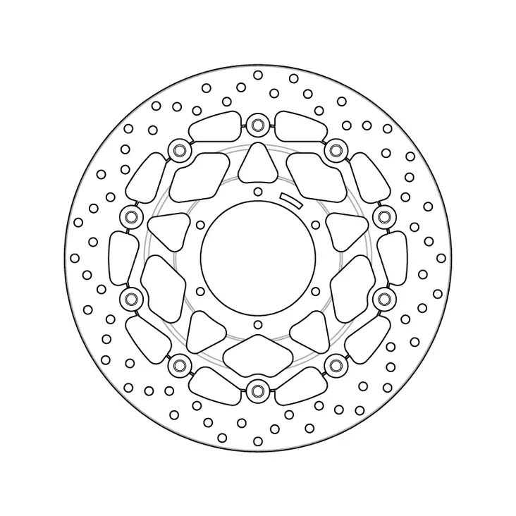 Brembo Serie Oro jarrulevy kelluva - Duell MP varaosat ja tarvikkeet - 121591 - 1