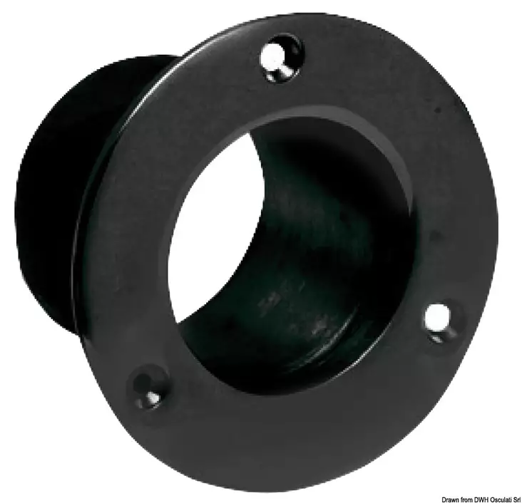 Bush to joint pipe black plastic - Duell venetarvikkeet - 6271 - 1