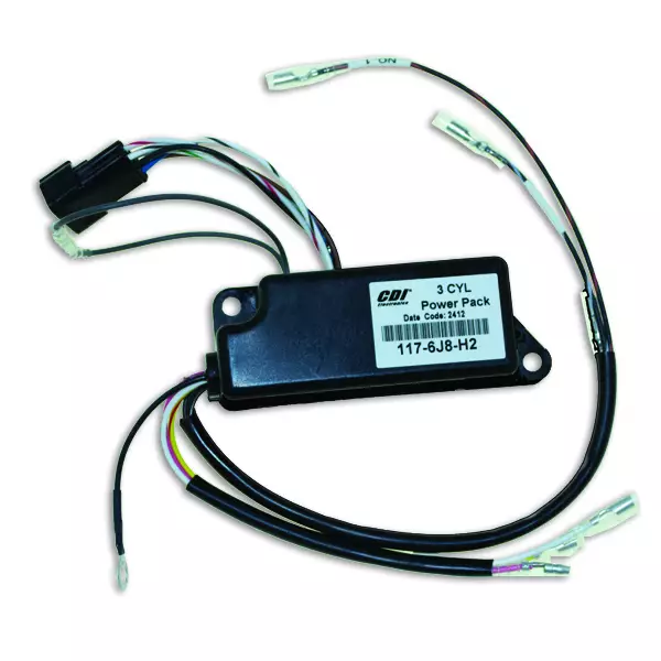 Cdi Elec. Yamaha Ignition Pack - 3 Cyl. 25/30HP (1999-02) - Duell venetarvikkeet - 138081 - 1