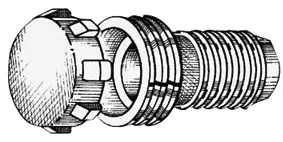 End adapter 37mm - Duell venetarvikkeet - 4881 - 1