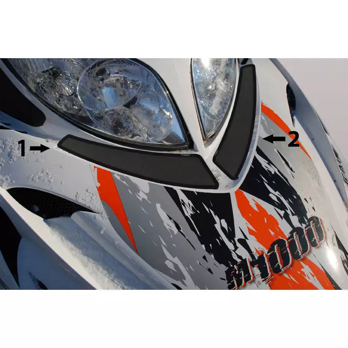 Frogzskin Arctic Cat Headlight Vent Cover (2 pc) - 05-11 M-Series 06-11 CF - Duell MK varaosat ja tarvikkeet - 24371 - 1