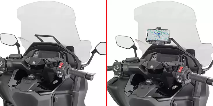 Givi Fairing Upp. Bra. Honda Forza 750 (2025) - Duell MP varaosat ja tarvikkeet - 100991 - 1