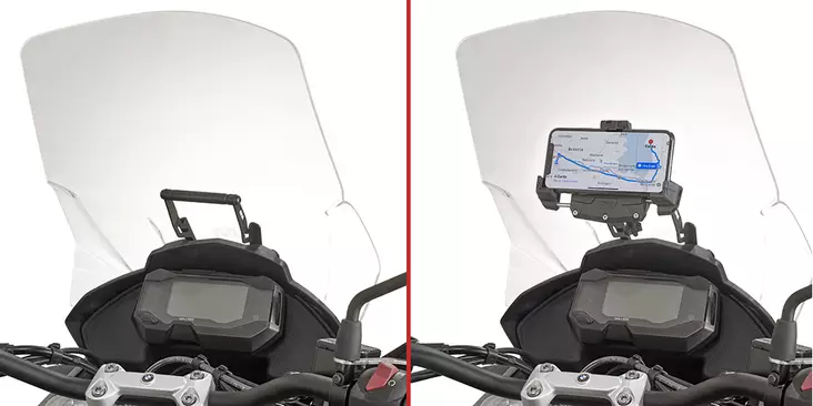 GIVI FAIRING UPP. BRACK. FOR BMW - Duell MP varaosat ja tarvikkeet - 100491 - 1