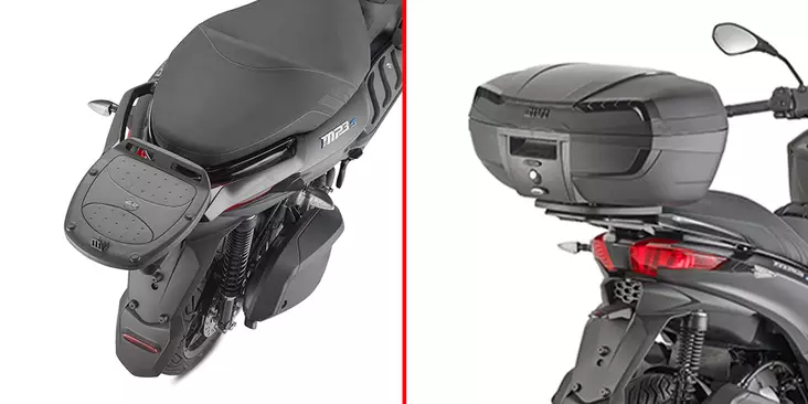 Givi Rear Rack Piaggio Mp3 310 (2025) - Duell MP varaosat ja tarvikkeet - 103041 - 1