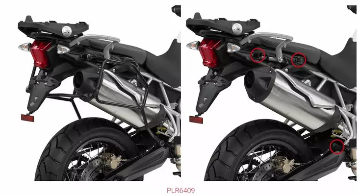 GIVI TUBULAR PANN.HOLDER TRIUMPH - Duell MP varaosat ja tarvikkeet - 103051 - 1
