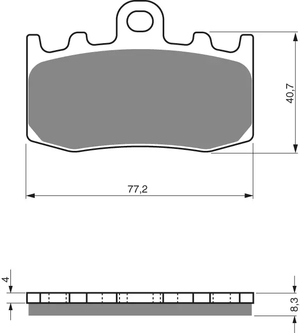 GOLDFREN Jarrupalat 196 Ceramic carbon AD - Duell MP varaosat ja tarvikkeet - 67781 - 1