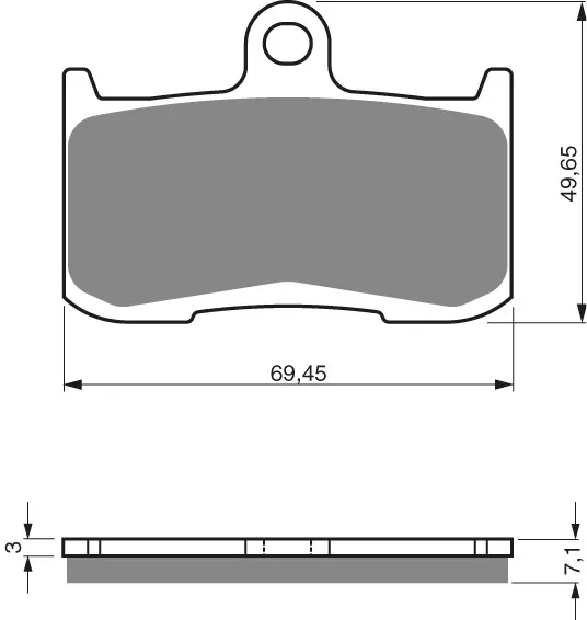 GOLDFREN Jarrupalat 207 Ceramic Carbon S3 - Duell MP varaosat ja tarvikkeet - 67191 - 1