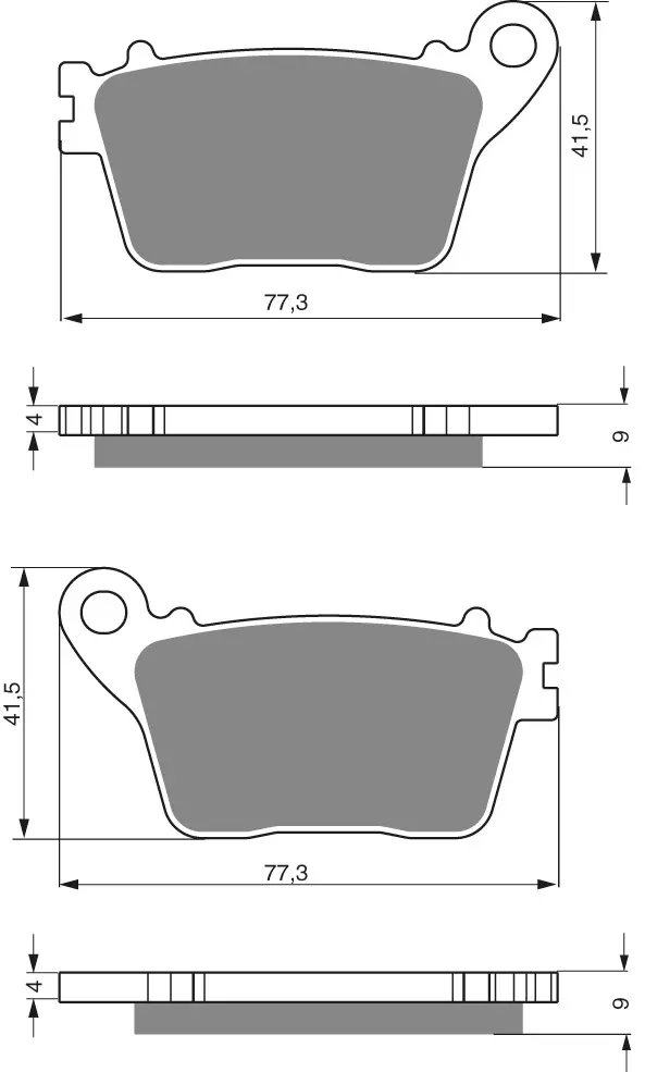 GOLDFREN Jarrupalat 242 Ceramic Carbon S3 - Duell MP varaosat ja tarvikkeet - 67791 - 1