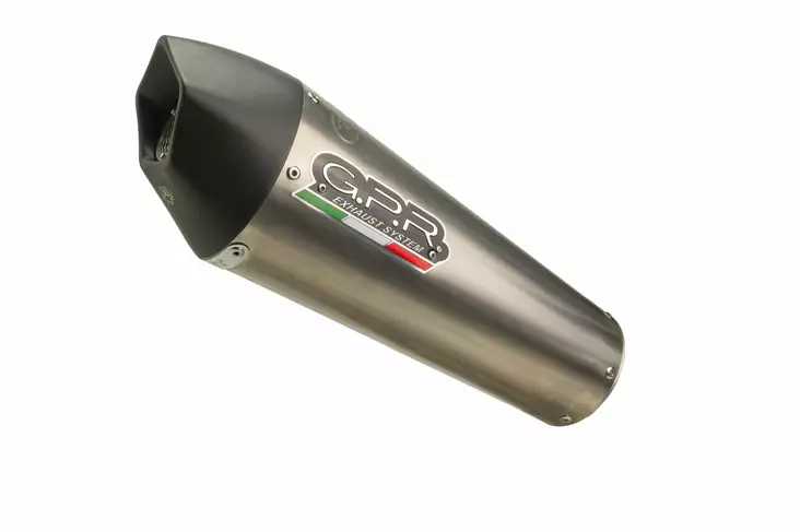 GPR Benelli Trk 502 X 2017/20 e4 EC-Approv. slip-on exhaust GP Evo4 Titanium - Duell MP varaosat ja tarvikkeet - 110951 - 1