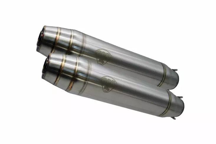 GPR Bmw R 65 1985/1992 Double univ. EC-Approv. silencer w/o link pipes Deeptone - Duell MP varaosat ja tarvikkeet - 111631 - 1