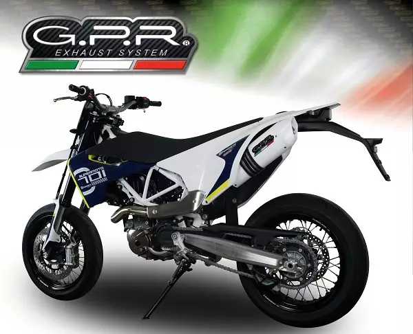 GPR Husqvarna Enduro 701 2017/20 e4 EC-Approv. slip-on exhaust catalized Albus - Duell MP varaosat ja tarvikkeet - 109491 - 1