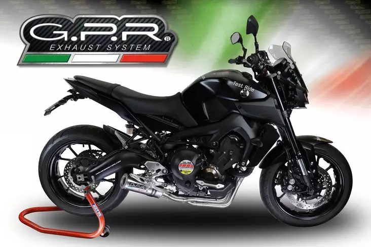 GPR Yamaha Mt-09 / Fz-09 2014/16 e3 EC-Approv. full line exhaust catalized M3 I - Duell MP varaosat ja tarvikkeet - 110531 - 1