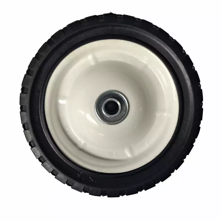 Greentek Pyörä 7" x 1.50" Yleismalli Metallivanne 1/2" akselille Laakereilla - Duell pienkoneiden varaosat ja tarvikkeet - 73651 - 1
