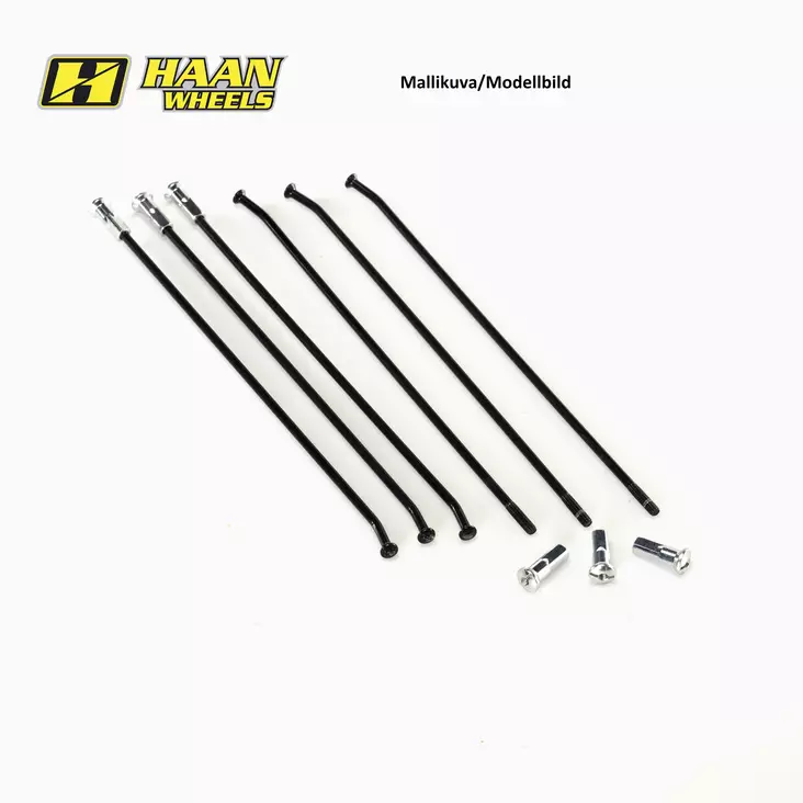 Haan pinnasarja 19" 36kpl kirkkaat pinnat/siniset nipat - Duell MP varaosat ja tarvikkeet - 63291 - 1