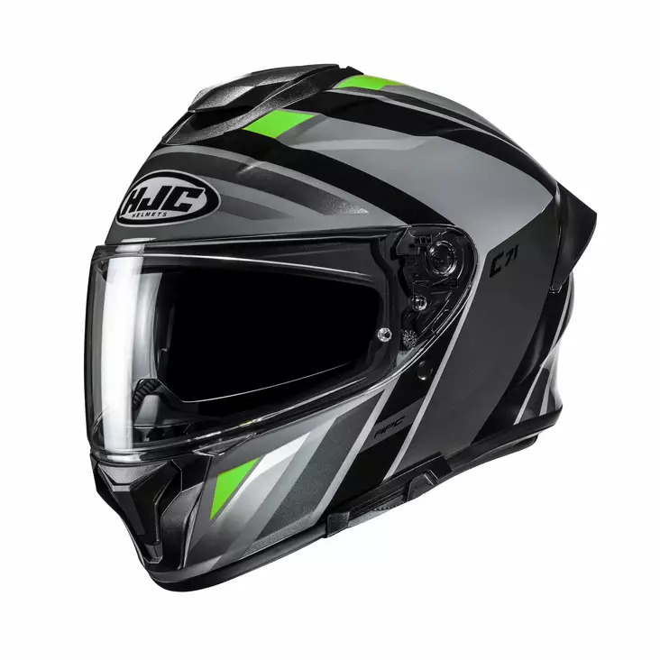 HJC Kypärä C71 Faber Harmaa/Oranssi/Musta MC7, L - Duell ajovarusteet - 55671 - 1