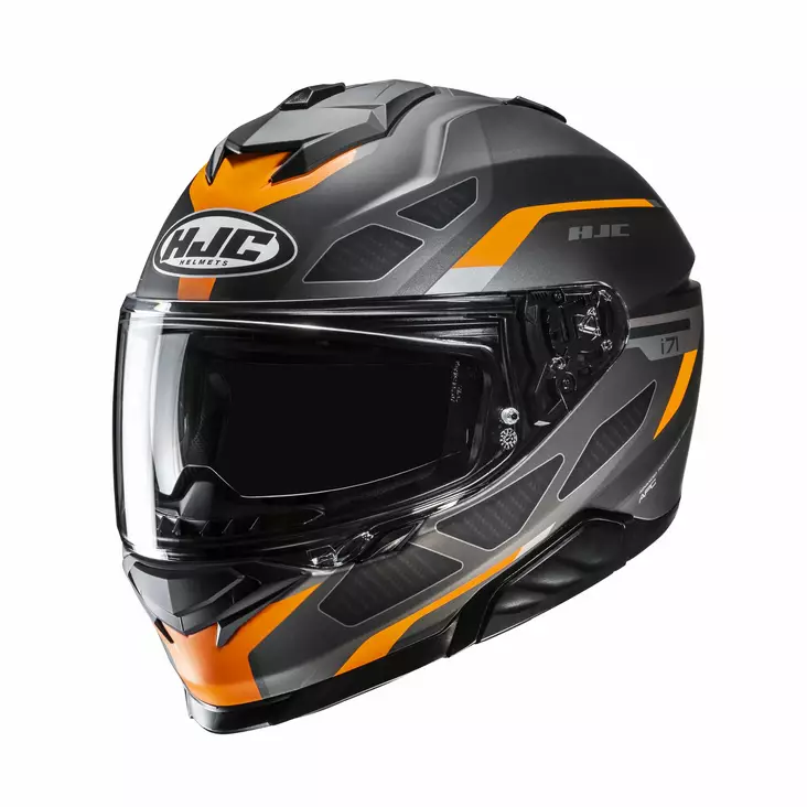 HJC Kypärä i71 Zest Musta/Oranssi MC7SF 2XL - Duell ajovarusteet - 55531 - 1