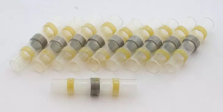Hyper Jatkoliitin juotostina & kutistesukka Kelt. 10kpl 4.0-6.0mm2 - Duell muut varaosat ja tarvikkeet - 21851 - 1