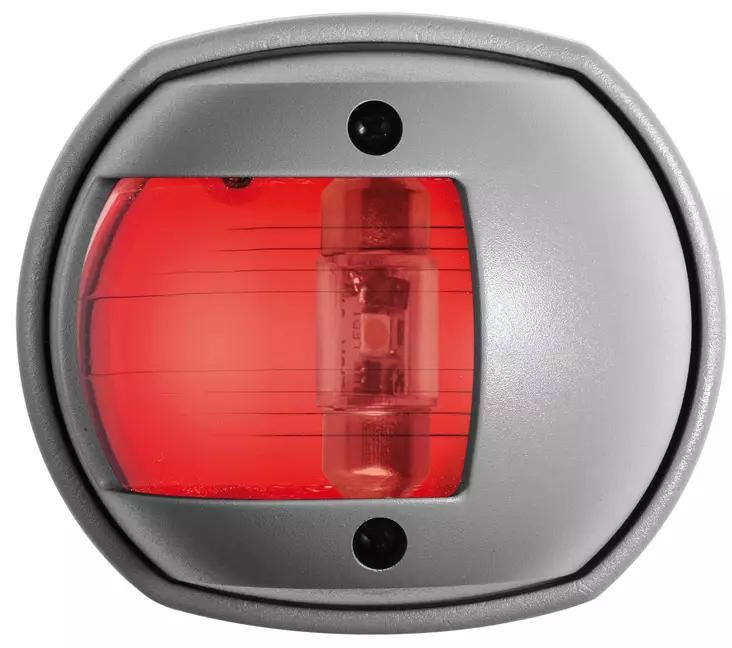 Kulkuvalo LED Compact 12 harmaa - punainen - Duell venetarvikkeet - 7861 - 1