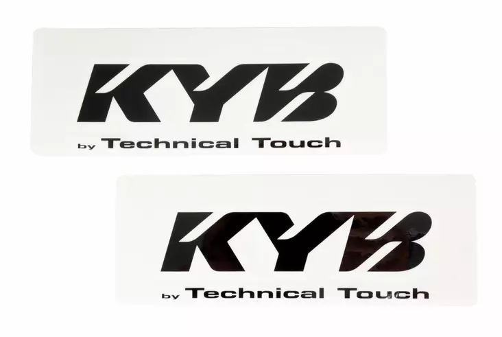 KYB Sticker Front Fork (Pair) KYB by TT black - Duell MP varaosat ja tarvikkeet - 72151 - 1