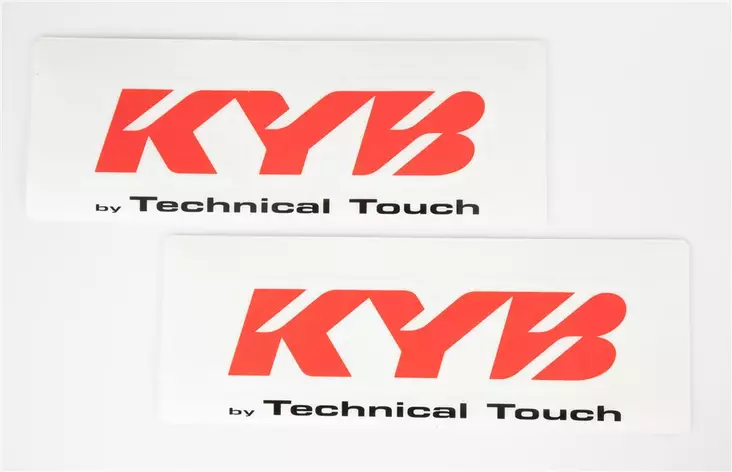 KYB sticker set ff KYB By Tecnical Touch 2017 Red PRD - Duell MP varaosat ja tarvikkeet - 72911 - 1